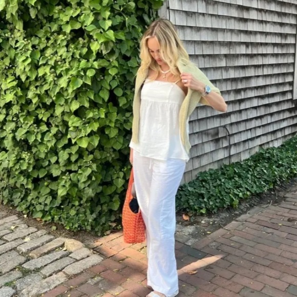 Madewell Textural-Knit Pullover Sweater in Green Large - Picture 6 of 10